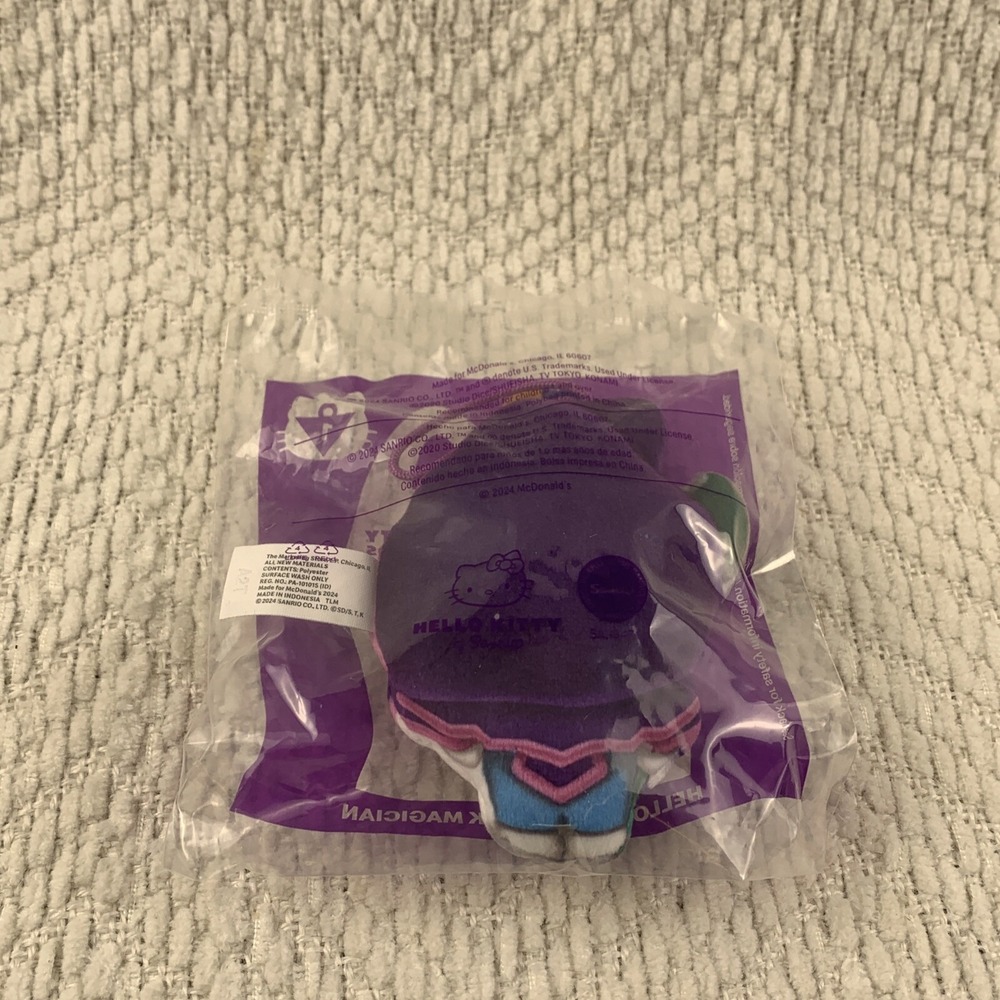 McDonald's Promo Sanrio Hello Kitty And Friends X Yugioh Dark Magician Plush NEW - Picture 9 of 13